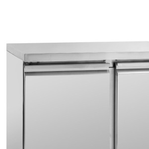 Mesa Refrigerada Positiva GN 1/1 - 2 Portas Dynasteel: Grande Capacidade, Conservação Ótima