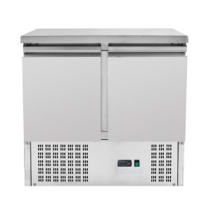 Mesa Refrigerada Positiva GN 1/1 - 2 Portas Dynasteel: Grande Capacidade, Conservação Ótima