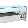 Saladeira Refrigerada com Vidro GN 1/3 e 1/2 - Dynasteel Eficiente