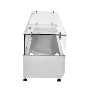 Saladeira Refrigerada de Bancada em Vidro - 7 x GN 1/3 Dynasteel: Desempenho e Praticidade