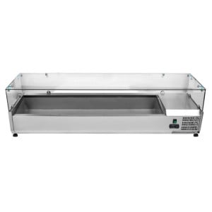 Saladette Refrigerada para Colocar com Vidro - 7 x GN 1/3 - Dynasteel