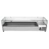 Refrigerated Saladette to Place with Glass - 7 x GN 1/3 - Dynasteel