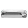 Saladeira Refrigerada de Bancada em Vidro - 7 x GN 1/3 Dynasteel: Desempenho e Praticidade