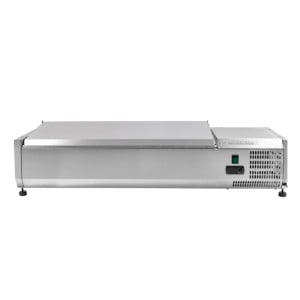 Saladette Refrigerada para Colocar Tampa Inox - 3 x GN 1/3 + 1 x GN 1/2 - Dynasteel