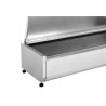 Saladette Réfrigérée à Poser Couvercle Inox - 6 x GN 1/3 - Dynasteel