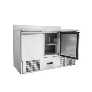 Mesa Refrigerada Positiva GN 1/1 Com Backsplash - 3 Portas - Dynasteel