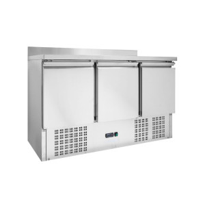 Mesa Refrigerada Positiva 3 Portas GN 1/1 Dynasteel