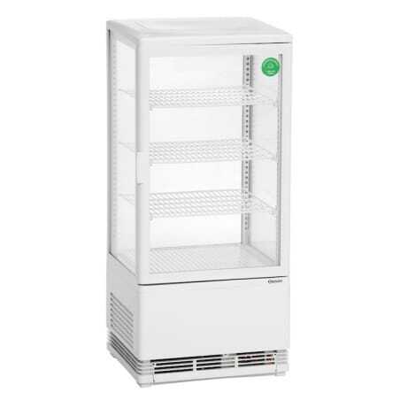 Mini Vitrine Réfrigérée Professionnelle Bartscher - 78 L Blanche