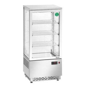 Mini Vitrine Refrigerada Profissional Bartscher - 78 L Inox