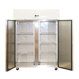 Armoire Réfrigérée Positive 1400 L Inox GN 2/1 – 2 Portas
