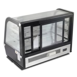 Vitrine Refrigerada de Balcão 160 L - Curvada - Dynasteel