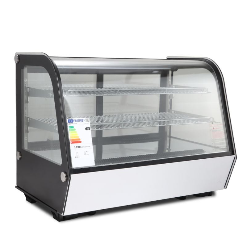 Vitrine Refrigerada de Balcão 160 L - Curvada - Dynasteel