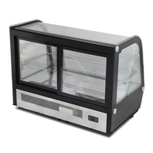 Vitrine Refrigerada de Balcão 160 L - Curvada - Dynasteel