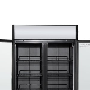 Vitrine Refrigerada para Bebidas - 2 Portas - 736 L com Canopy - Dynasteel