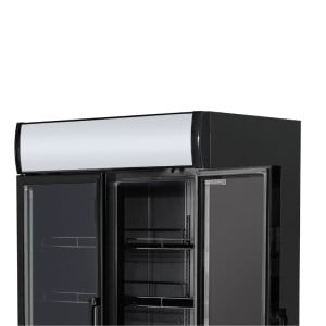 Vitrine Refrigerada para Bebidas - 2 Portas - 736 L com Canopy - Dynasteel