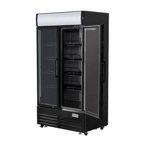 Vitrine de Bebidas 736 L 2 Portas de Vidro 2-8 °C R290