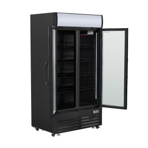 Vitrine Refrigerada para Bebidas - 2 Portas - 736 L com Canopy - Dynasteel