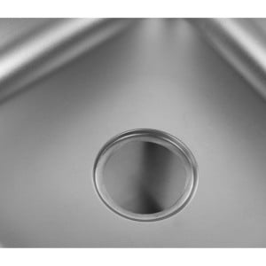 Plonge 1 Bac com Espaldar e Prateleira - L 600 x P 700 mm - Dynasteel