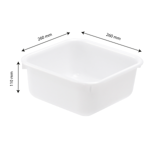 Cuvette Carrée - 4,5L - Branco - Gilac