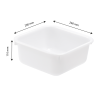 Cuvette Carrée - 4,5L - Branco - Gilac