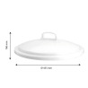 Couvercle Conteneur - 50L - Branco - Gilac