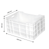 Caixa Cheia 60 L - 600 x 400 - Branco - Gilac