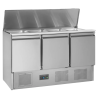 Saladette Refrigerada GN 1/1 Inox 3 Portas 368 L TEFCOLD