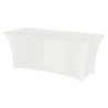 Housse pour Table Rectangulaire Blanche 1500 - HENDI