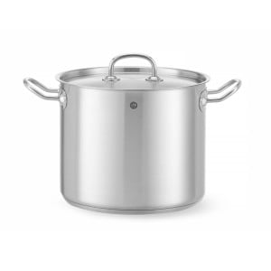 High Pot with Lid Kitchen Line 24 cm - Brand HENDI - Fourniresto