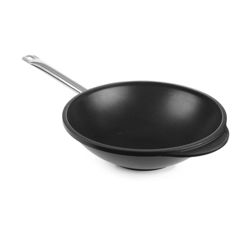 Wok em alumínio fundido - 32 cm de diâmetro