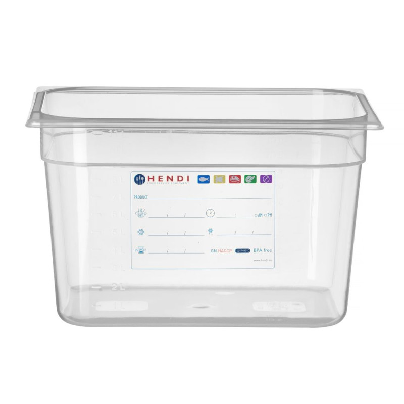 Gastronorm GN 1/2 Storage Box - 12.5 L - H 200 mm