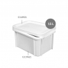 Bac Retangular 15 L Branco