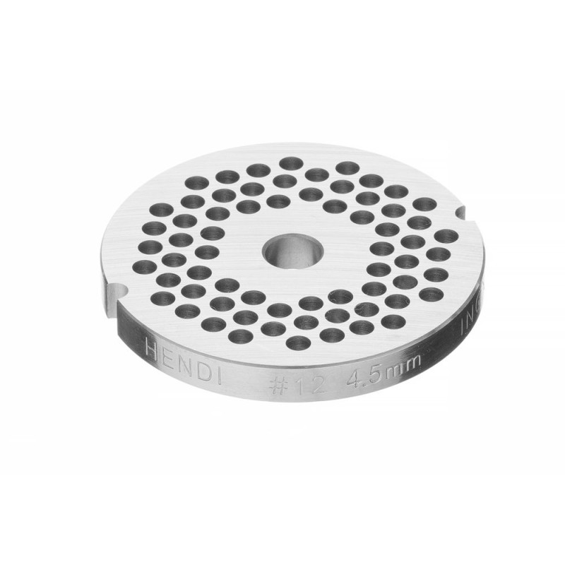 Placa perfurada para Moedor de Carne Profi Line 12 4,5mm - Marca HENDI - Fourniresto Placa perfurada para Moedor de Carne Profi Line 12 4,5mm - Marca HENDI - Fourniresto