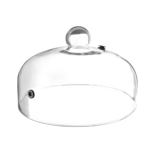 Cloche de vidro plana com ventilação - ø 260 mm