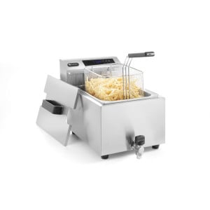 Digital Profi Line Fryer with Drain Tap - 8 L