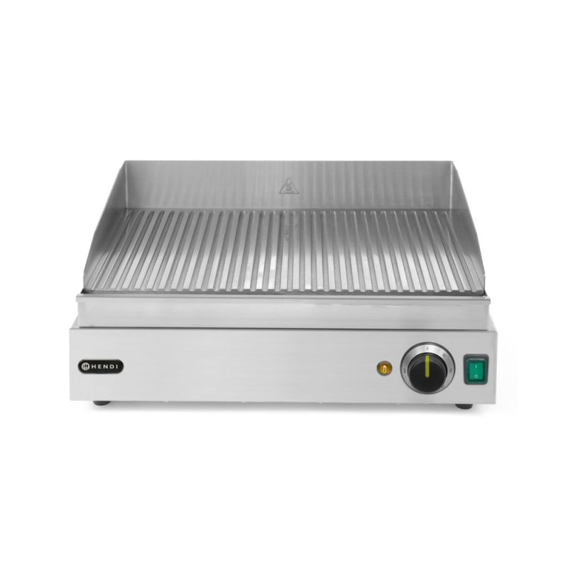 Plaque Rainurée Grill Profi Line HENDI - Cuisine professionnelle efficiente