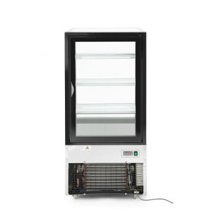 Refrigerated display case with 3 inclined shelves - 300 L