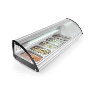 Vitrine de sushi - 5 x GN 1/3 - 63 L