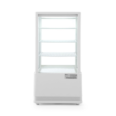 Vitrina Refrigerada Branca 4 Lados de Vidro - 68 litros