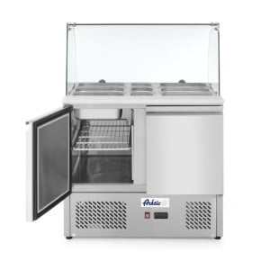 Balcão 2 Portas com Vitrine Refrigerada em Vidro - 300 L