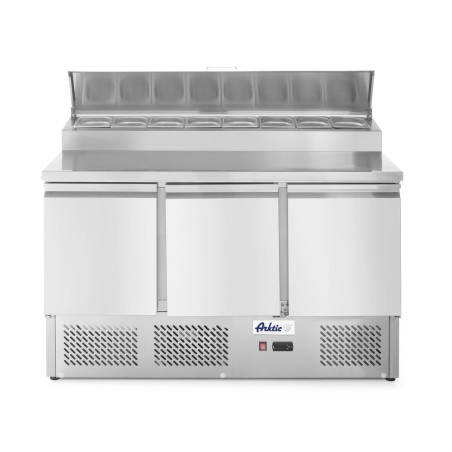 Balcão de Preparação para Pizzas ou Saladas com Vitrine Refrigerada - 380 L