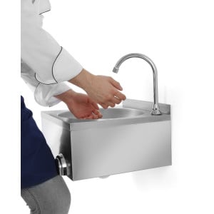 Hand wash basin with knee control - Brand HENDI - Fourniresto