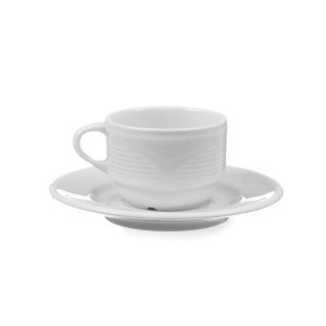 Soucoupe pour Tasse en Porcelaine Saturn - 63 mm de Diamètre