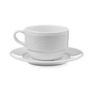 Pires para Xícara de Café em Porcelana Saturno
