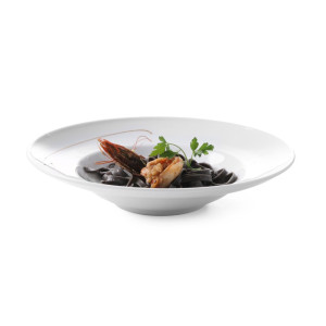 Assiette spéciale Pâtes en Porcelaine - 260 mm de Diamètre