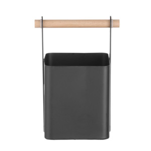 Porta-talheres de mesa preto - 140 x 105 mm