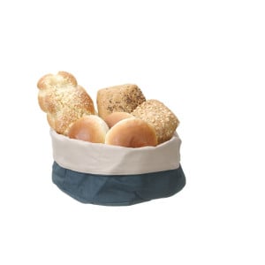 Round Dark Blue Bread Bag - 250 in Diameter