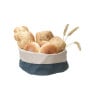 Round Dark Blue Bread Bag - 250 in Diameter