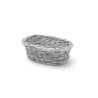 Oval Gray Bread Basket - 190 x 120 mm