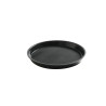 Round High-Rim Polypropylene Plate - Black - 320 mm Diameter